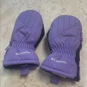 Columbia Lavender Insulated Mittens. toddler / one-size